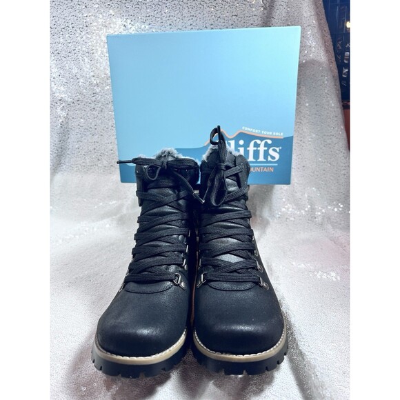 CLIFFS BY WHITE MOUNTAIN Women's Shoes Prized Lugged Lace-Up Ankle Bootie sz 10 - Picture 10 of 11